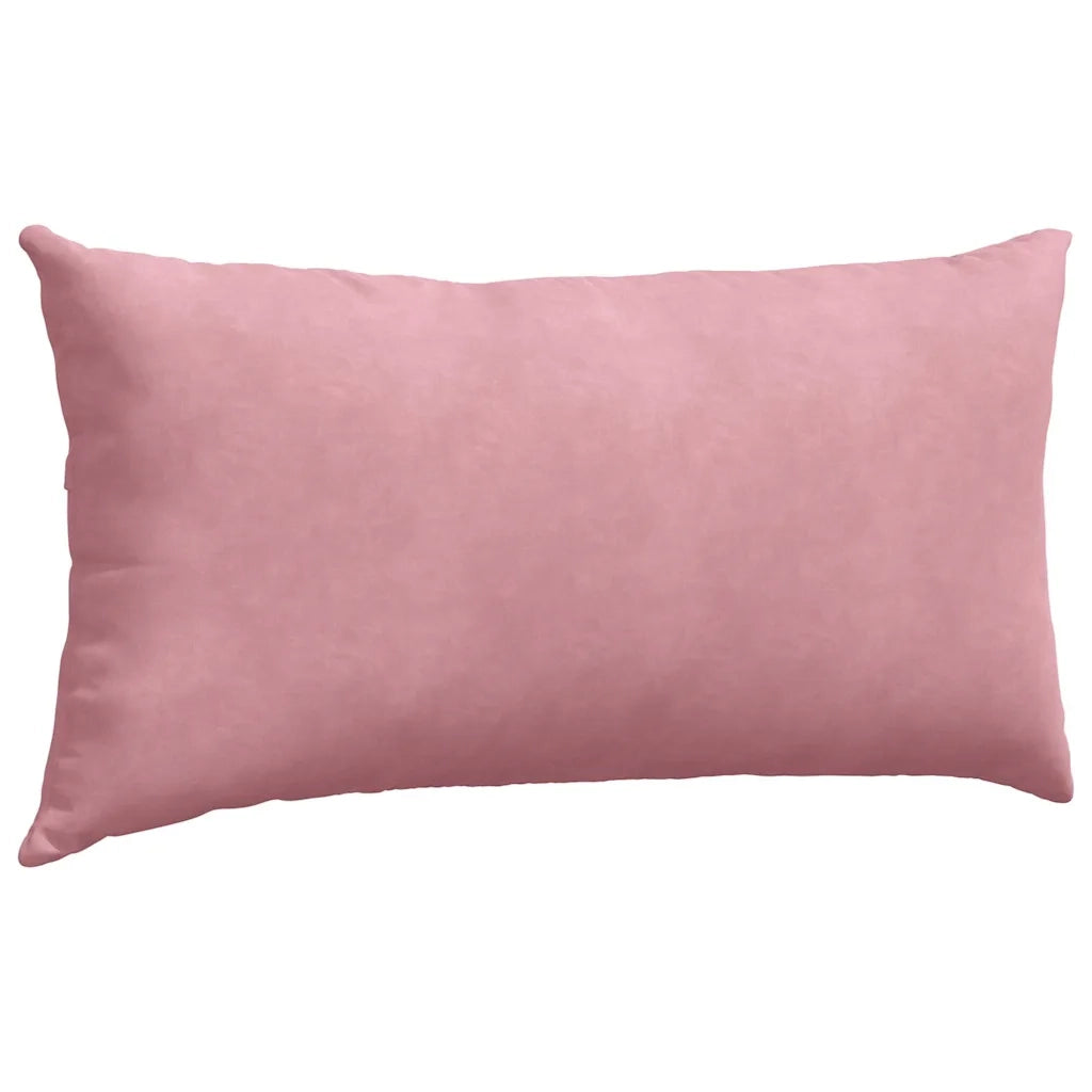 Cuscini da Divano 2 pcs Rosa 80 x 40 cm Tessuto in Cords 42013717