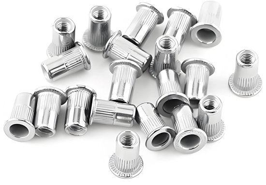Viti a Testa Plana con Superficie Antiscivolo per M3-M8 con Materiale Inox