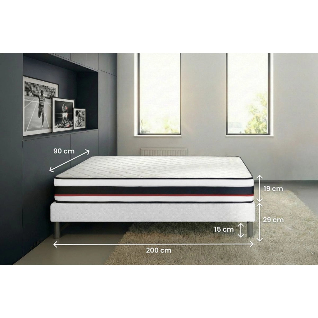 Set materasso e base 90x200 cm - Energy