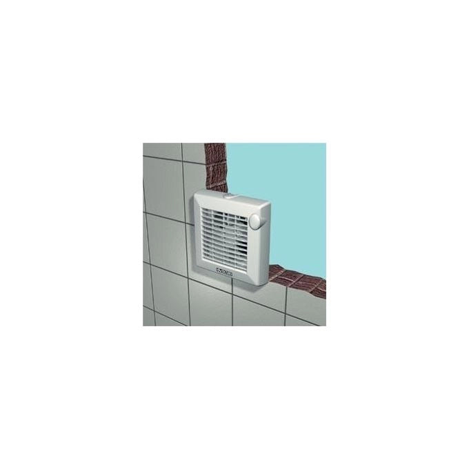 Vortice 11150 Punto M 90-3.5'' Aspiratore Elicoidale da Muro 70 m³-h 18 W 39 dB IPX4 colore Bianco