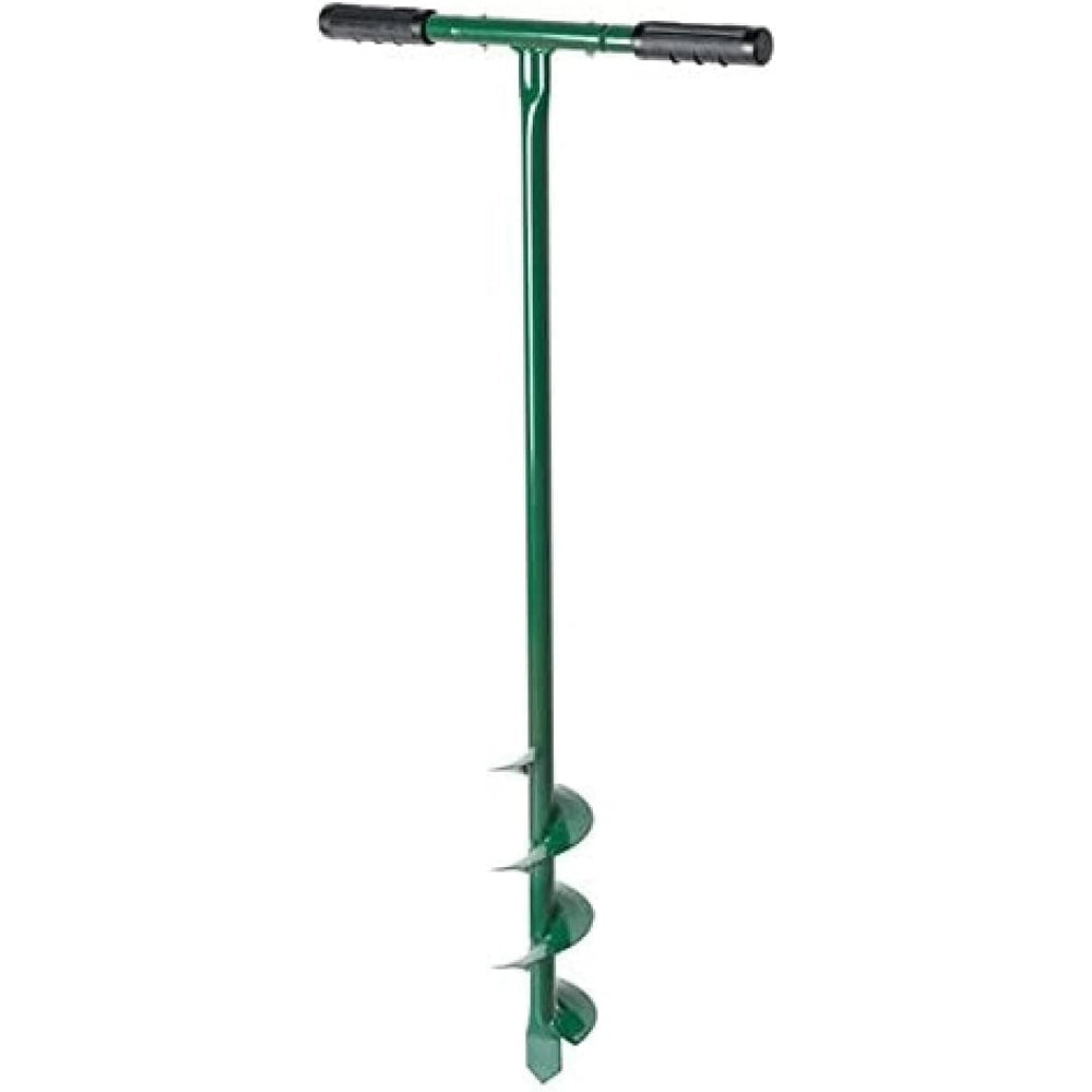 TRIVELLA A MANO MANUALE PER BUCHI FORI TERRENO CAVABUCHE Ø10cm H.100cm RIBIMEX