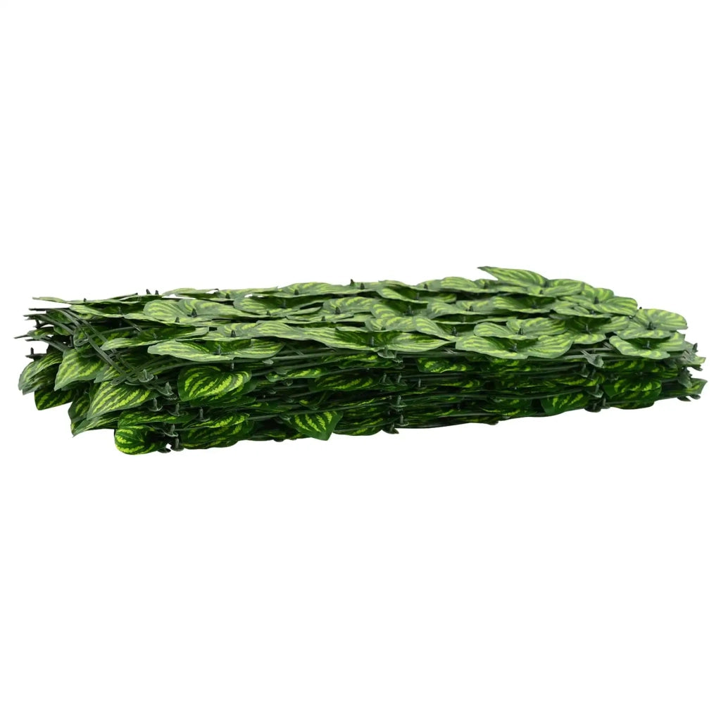 Schermo per balcone con foglie-Pannello per balcone Verde e Giallo 500 x 150 cm 572788