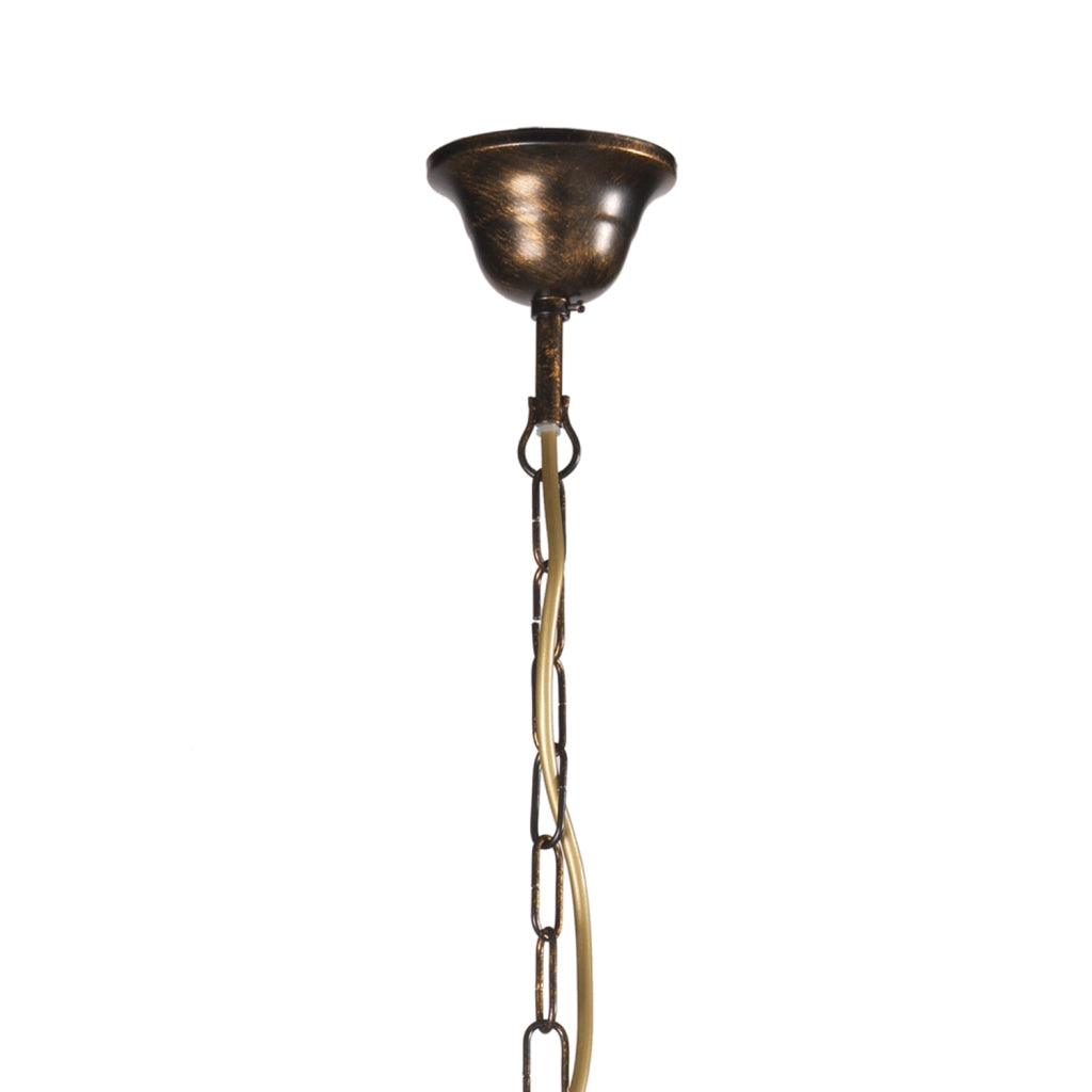 Lampadario Carolina bronzo