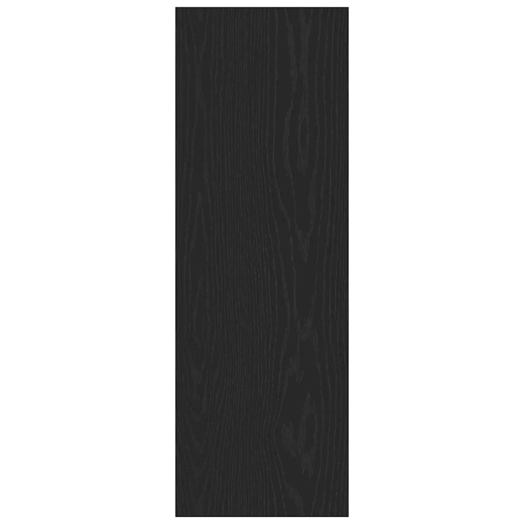 Mobile TV da Parete 2 pz | Armadietto TV | Mobile Porta TV Rovere Nero 30,5 x 28,5 x 90 cm