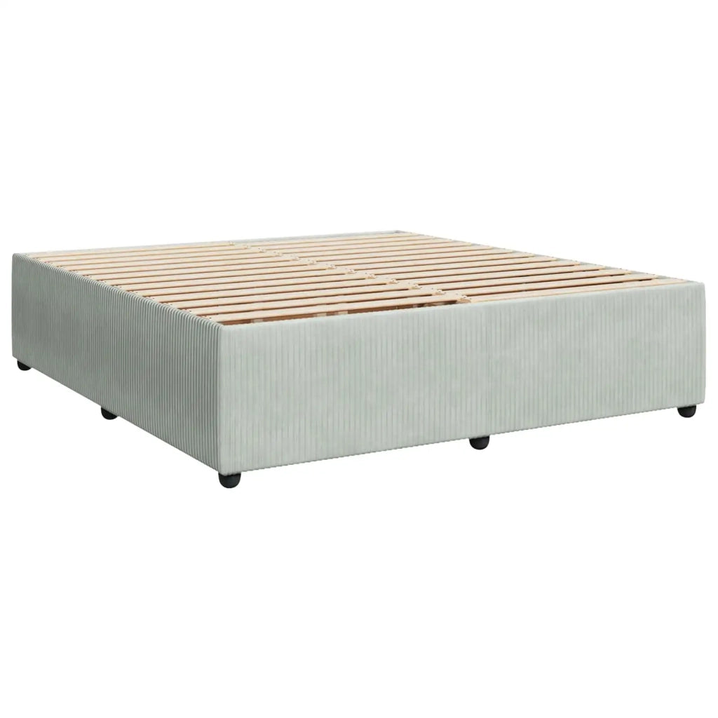 Letto box spring con materasso Grigio Chiaro 180 x 200 cm 3451727