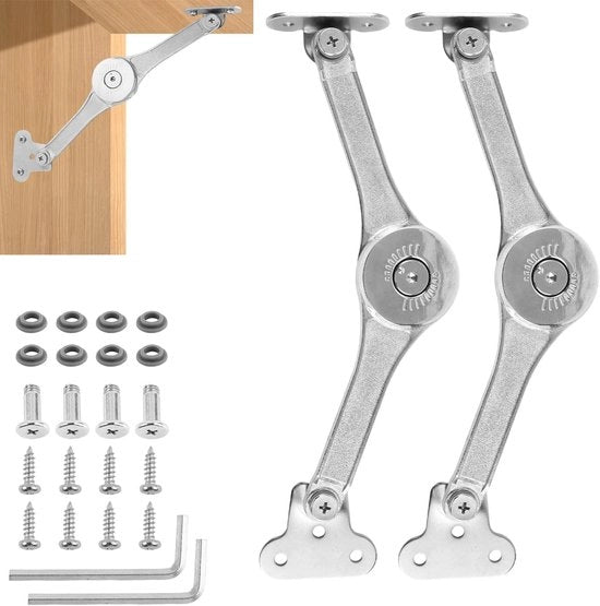 Sostegno di coperchio flessibile Softclose - Serramenti - Supporto per coperchio pieghevole - Tenori in nylon - Peso massimo 18 kg - Serramento