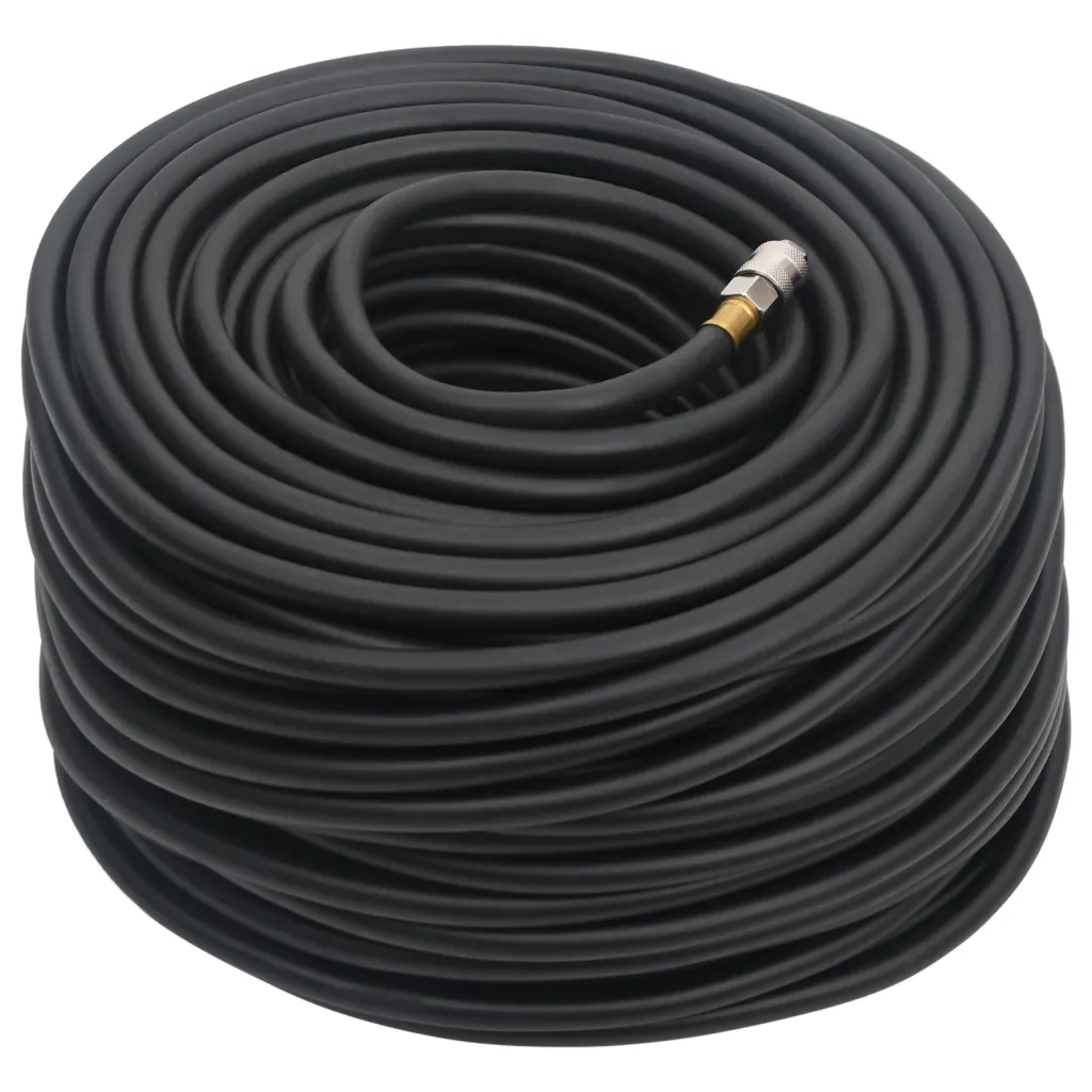 Tubo Aria Ibrido Nero 0,6" 100 m in Gomma e PVC 154501
