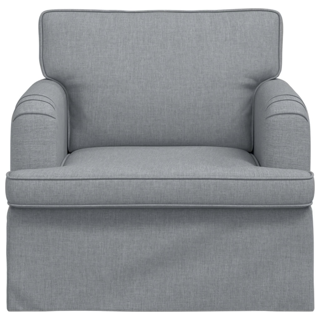 Divano Grigio chiaro 84 x 80 x 85 cm Tessuto 42024476