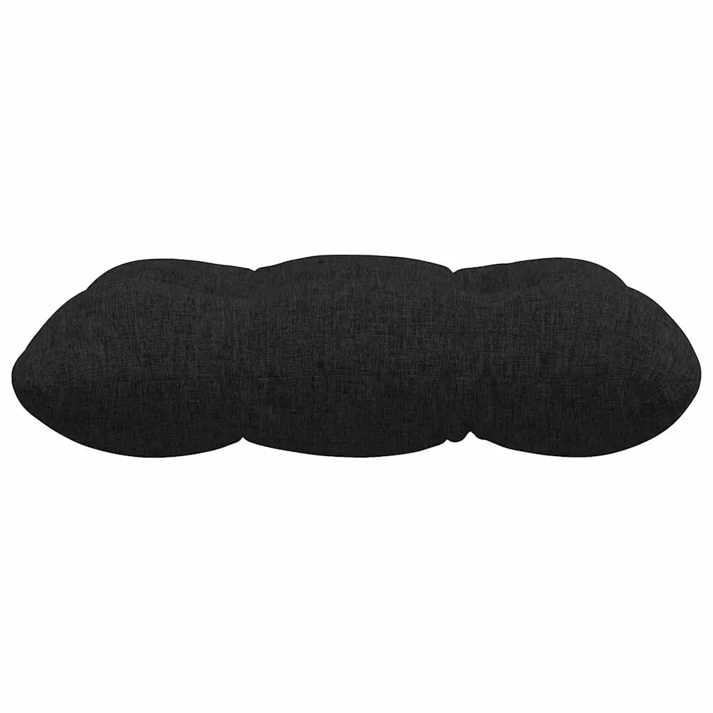 Cuscini per Seduta 4 pcs Nero 40 x 40 x 12 cm Tessuto 42015062