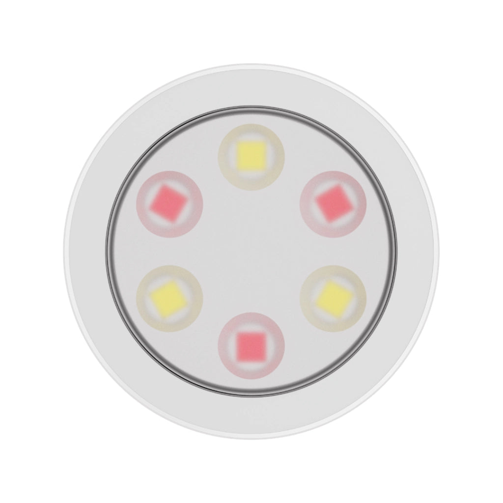 Lampada sottopensile tonda bianca 7,5cm RGB USB-C dimmer