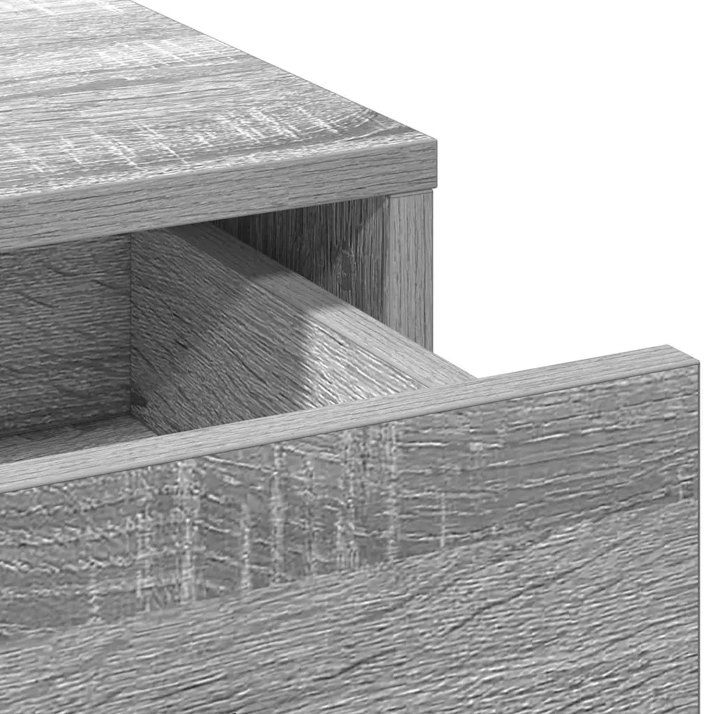 Tavolo da Trucco Grigio 100 x 41 x 140 cm Legno multistrato 865177
