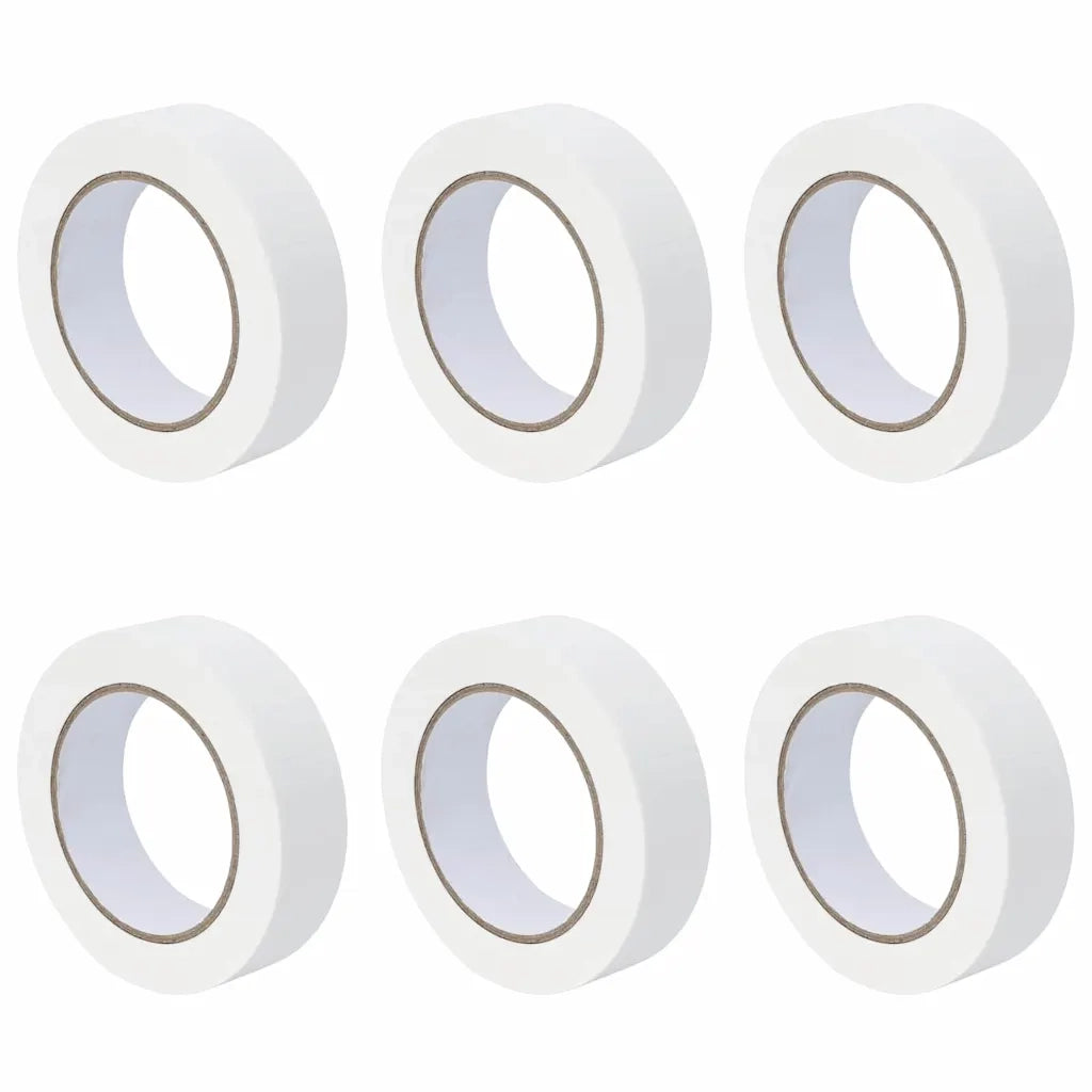Nastri Adesivi per Pittori 6 pz Bianco 30mm x 50m Carta CFW1270088