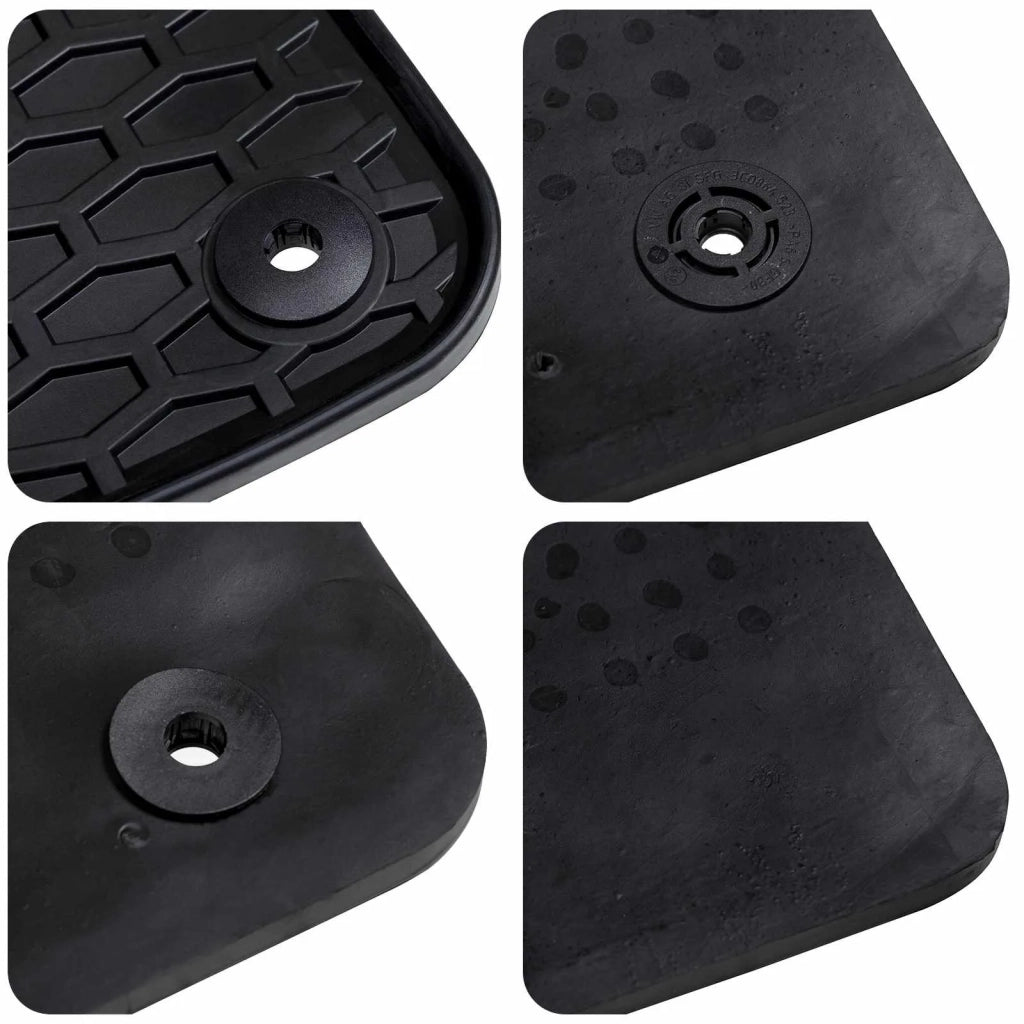 Tappetino per Auto 4 pcs Nero Gomma 42029159