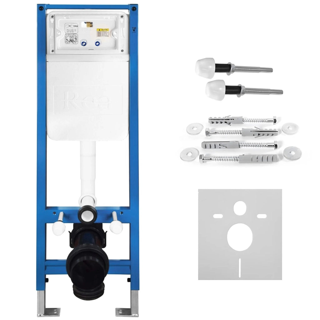 Set Telaio Da Incasso Per Wc Slim 024n Con Pulsante Hd Gold