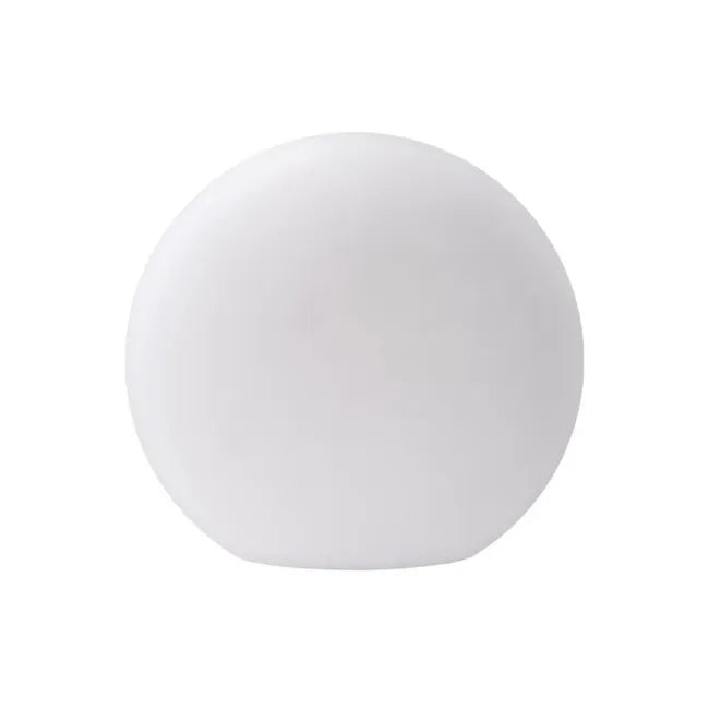 Lampada a palla da giardino in resina Lampade da terra a sfera luce bianca 300mm