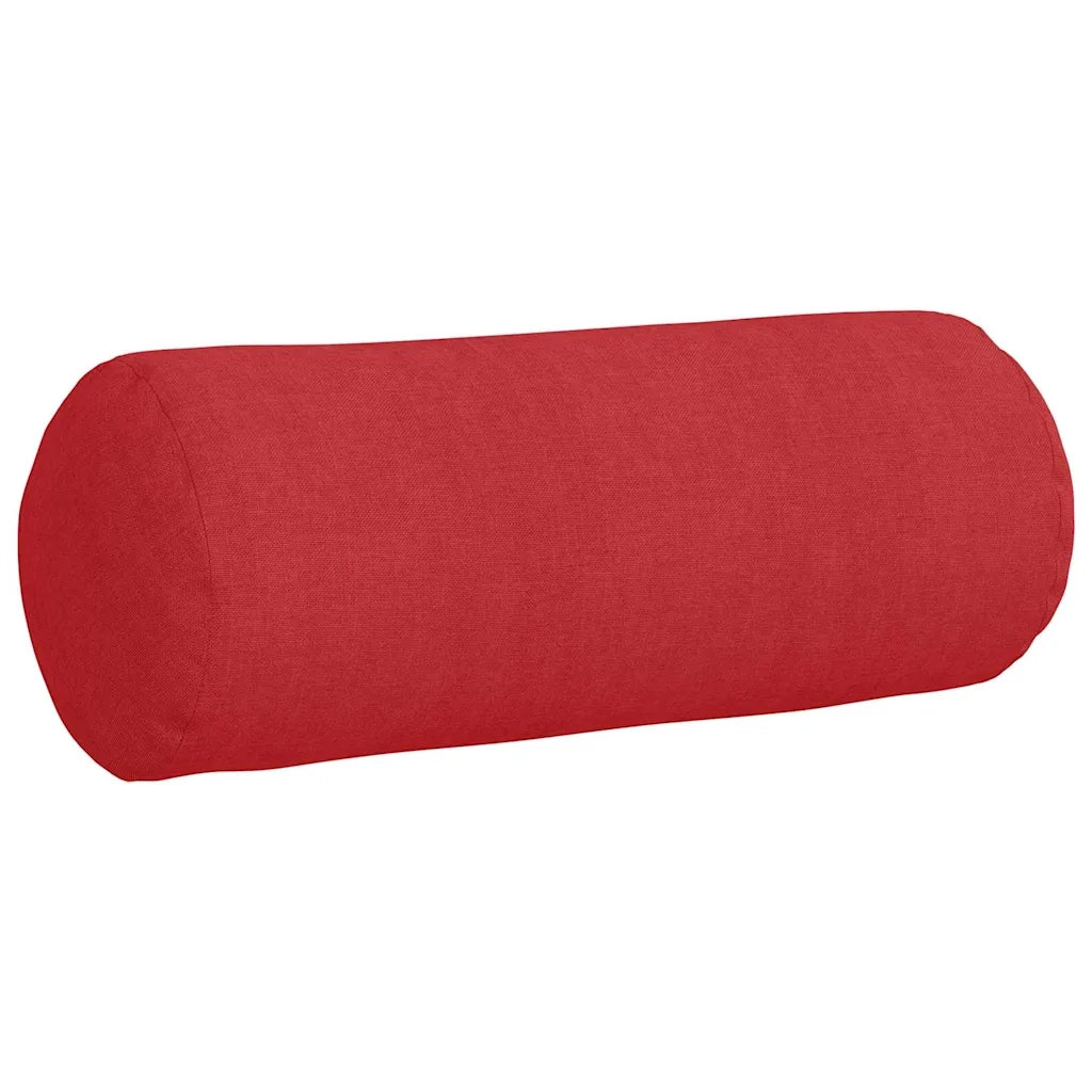 Cuscini a rullo 2 pcs Rosso Ø 15 x 40 cm Tessuto 42014280