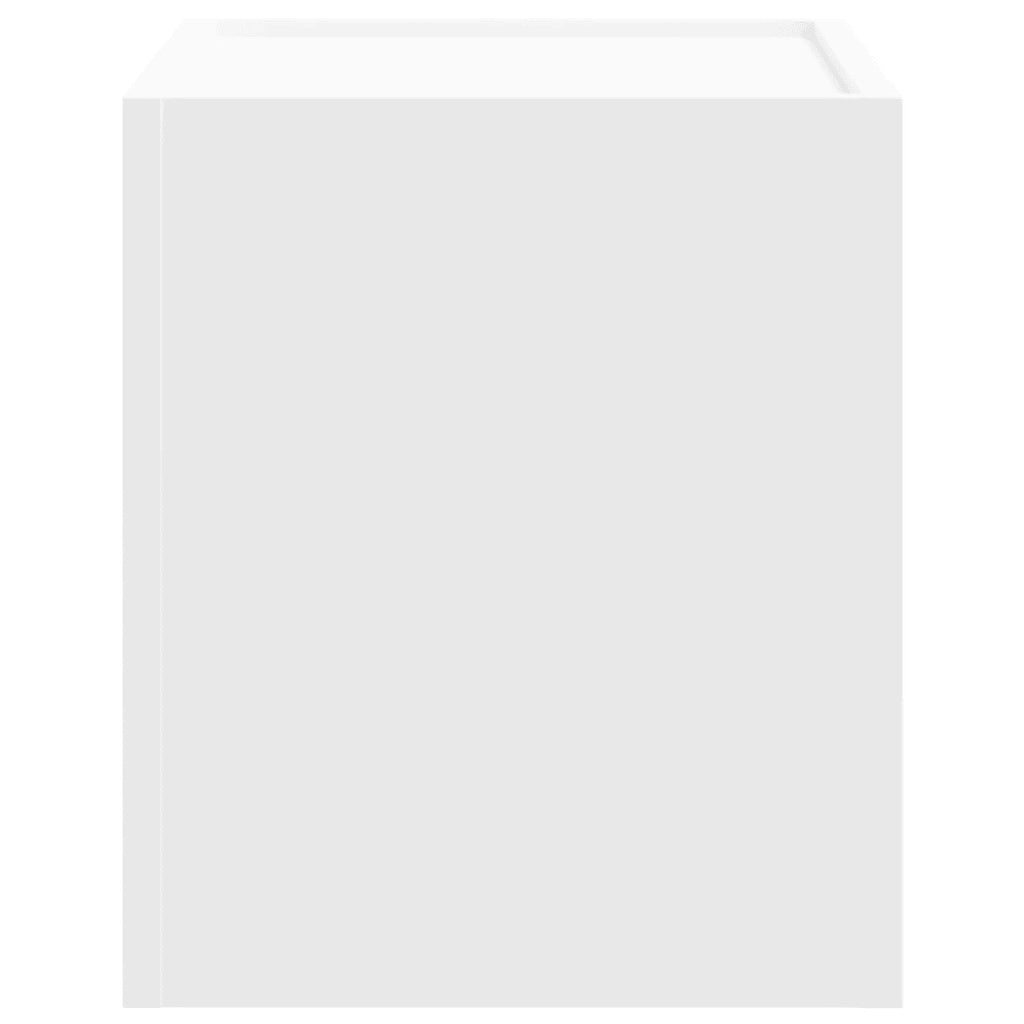 Comodini a Muro 2 pz Bianchi 45x30x35 cm 848326