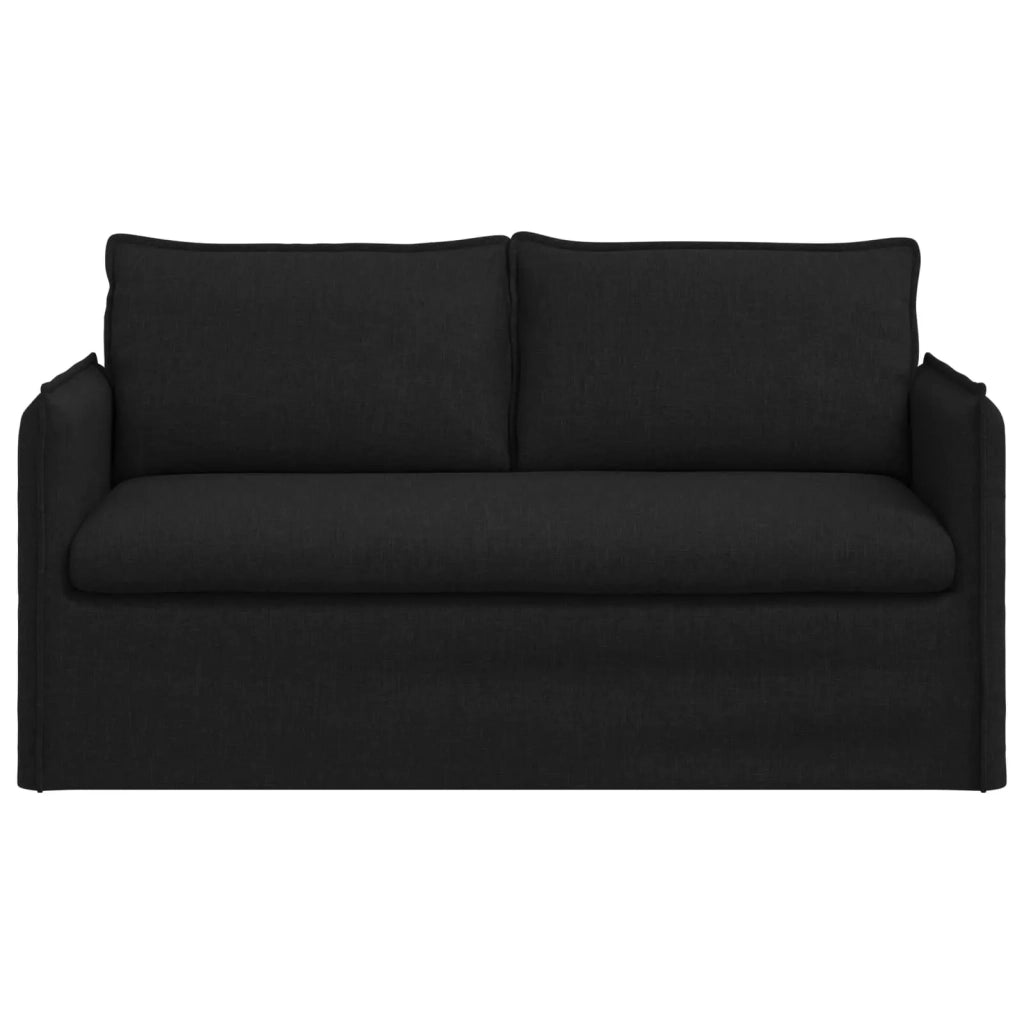 Divano Nero 156 x 82 x 85 cm Tessuto