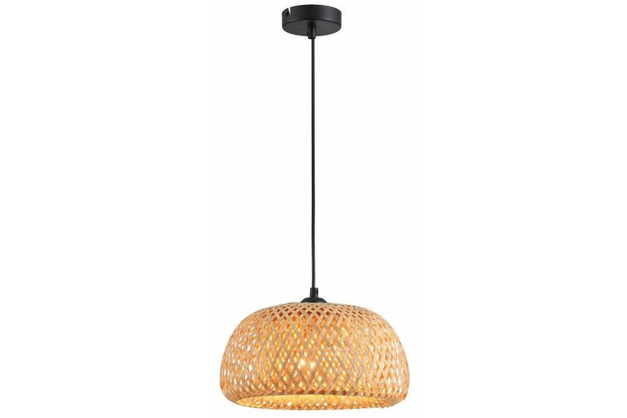 Lampada a sospensione rattan boho Ø29 Sorell E27 Reality