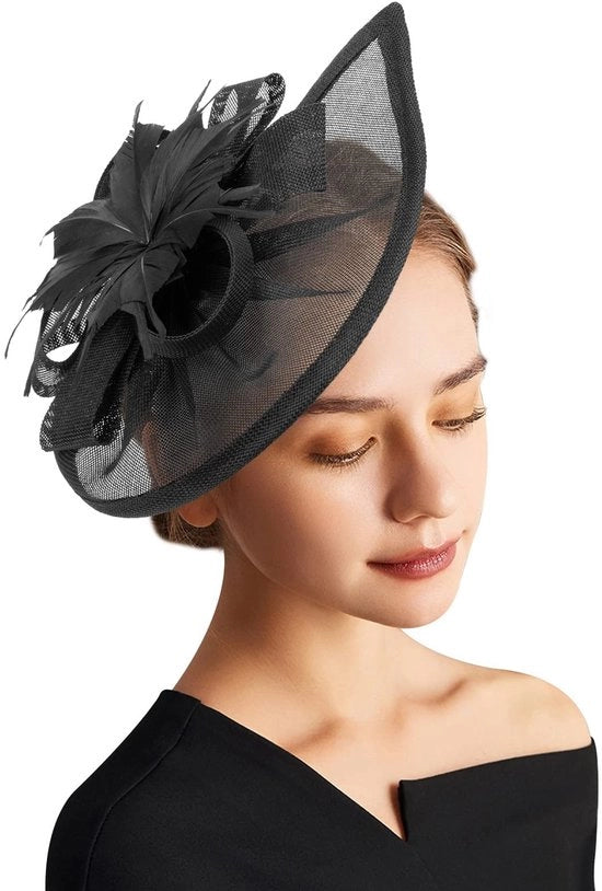 Fascinatore per Donne - Cappello Vintage - Cappello da Festa - Cappello da Cocktail - Benda per la Testa - Accessorio di Moda