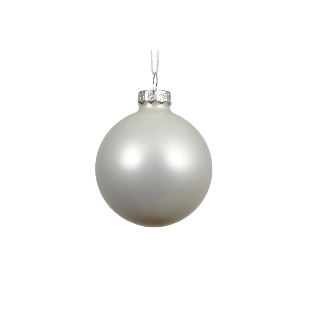 Pallina Vt opaco bianco neve d8cm