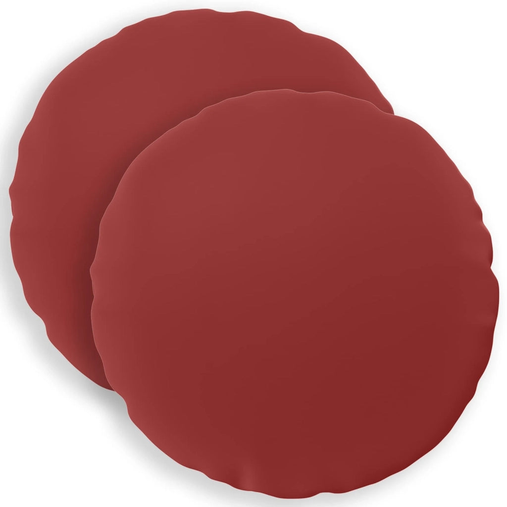 Federa 2 pcs HEERLEN Rosso Vino Ø 60 cm Poliestere 923019