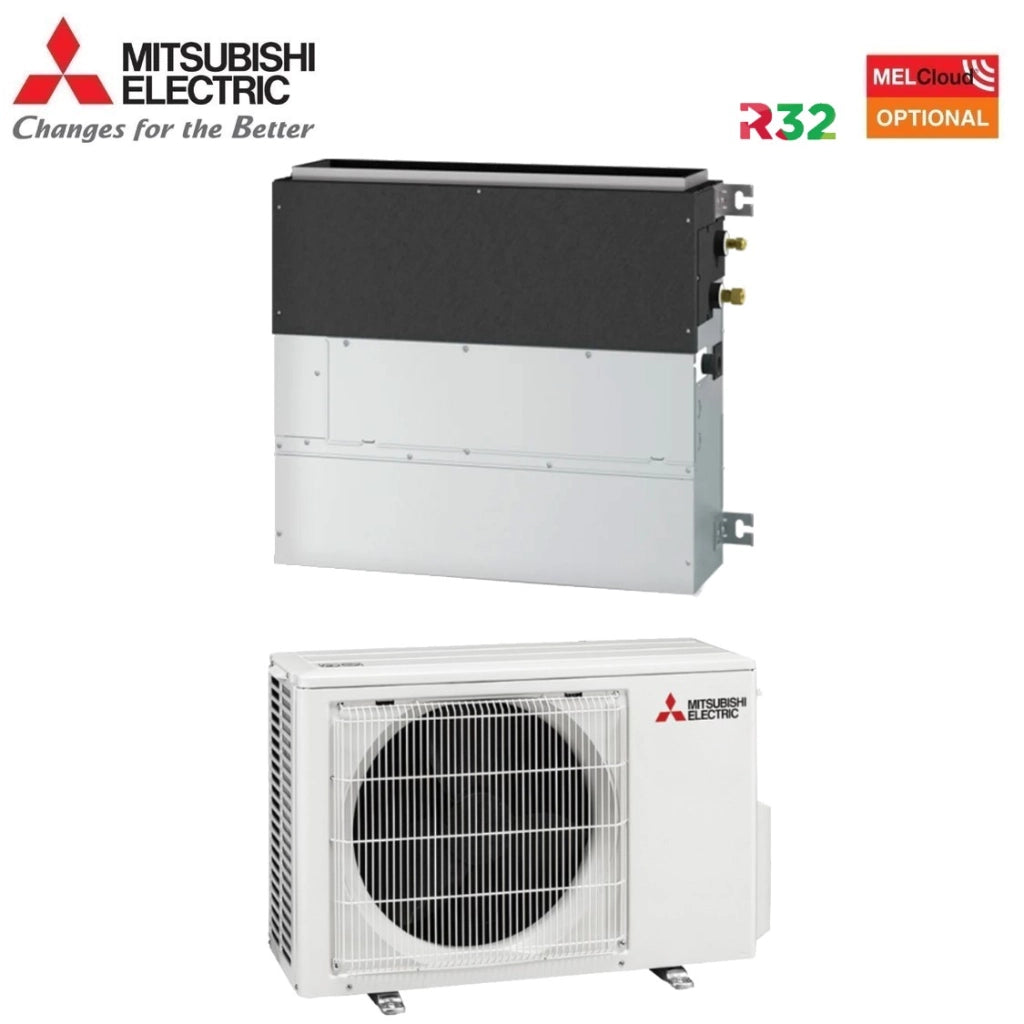 Climatizzatore Condizionatore Mitsubishi Electric Pavimento ad Incasso Inverter 12000 Btu SFZ-M35VA + SUZ-M35VA R-32 Wi-Fi Optional