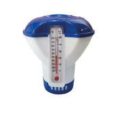 Trade Shop - Dispenser Dosatore Cloro Con Termometro Pastiglie Mini Piscina Regolabile 42404 -