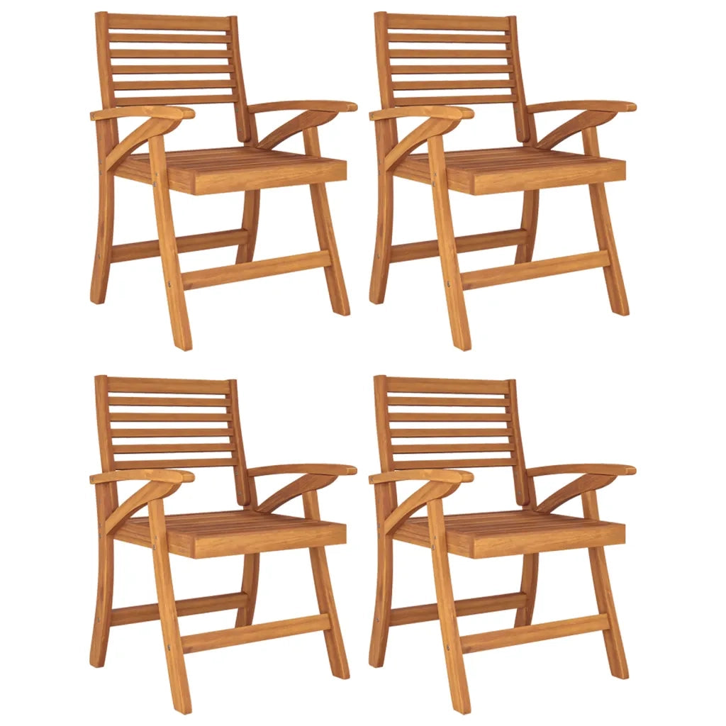 Set da Pranzo per Giardino 5 pz in Legno Massello di Acacia 3156855