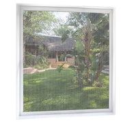 Trade Shop - Zanzariera Bianca In Poliestere Per Porta Finestra 130x150cm Anti Zanzare Casa 614338 -