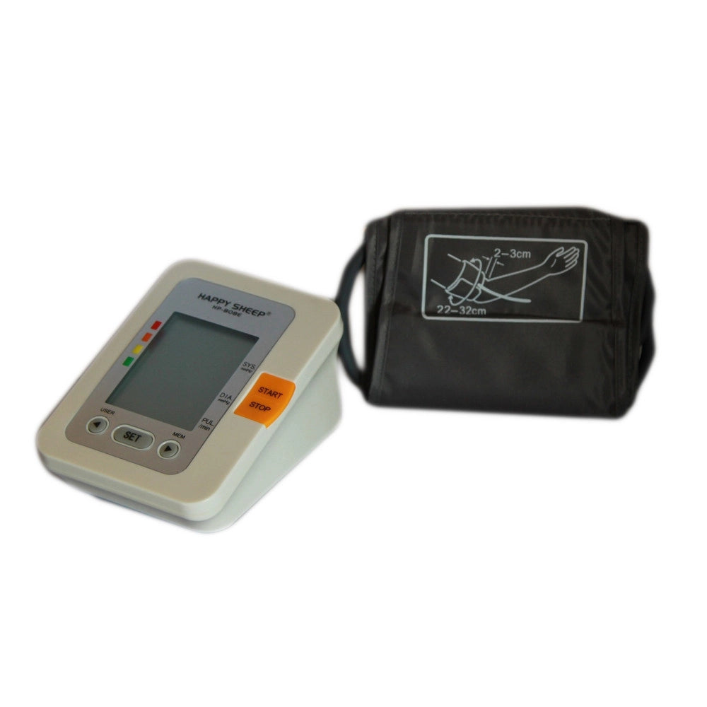 Trade Shop - Misuratore Di Pressione Da Braccio Automatico Sfigmomanometro Digitale -