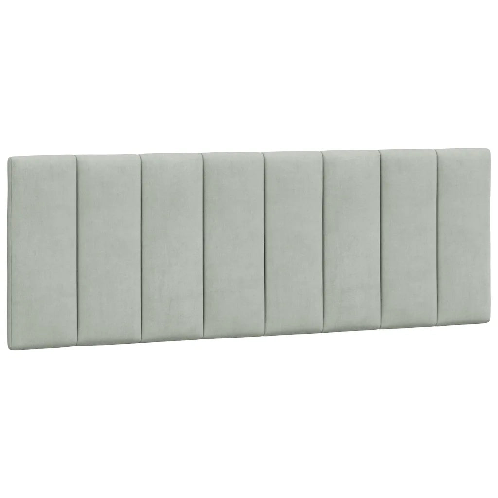 Giroletto senza Materasso Hanko Grigio Chiaro 140x200 cm Velluto 3207849