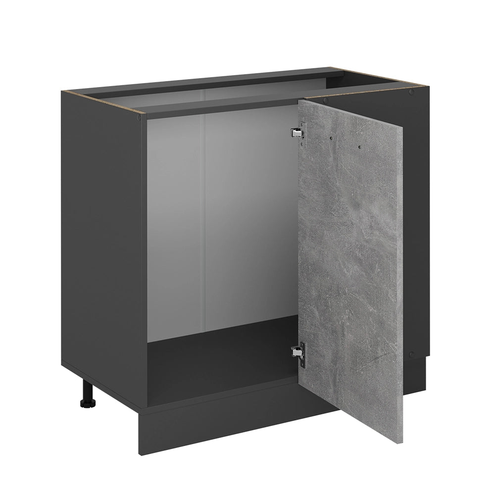 Vicco Mobile ad angolo cucina Calcestruzzo 86 cm , PL Antracite
