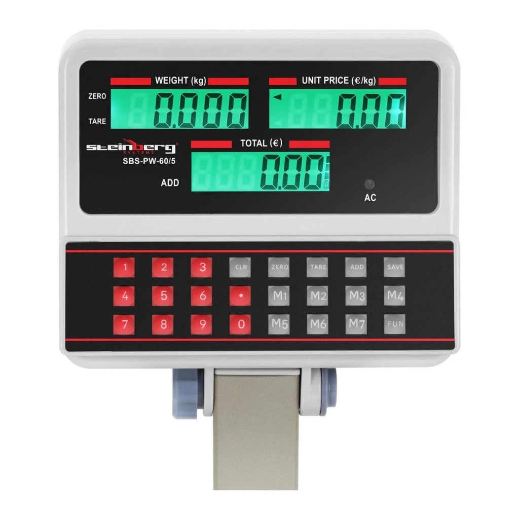 Bilancia pesa-prezzo bianca 60kg/5g - LCD 14_0000678
