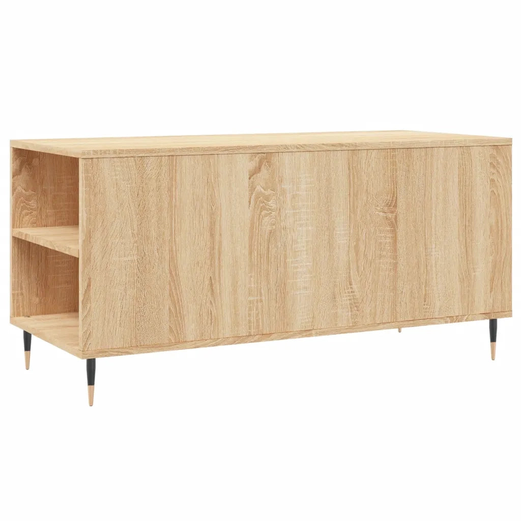 Tavolino salotto | Tavolino da caff¨¨ | Tavolino da Soggiorno Rovere Sonoma 102x44,5x50 cm Legno Multistrato