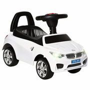 Cavalcabile Auto per Bambini ¨C Xylo ¨C Bianco con Contenitore Giochi e Luci