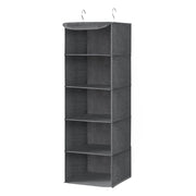 VALORA Organizer multifunzionale per guardaroba sospeso, grigio RYCH06G