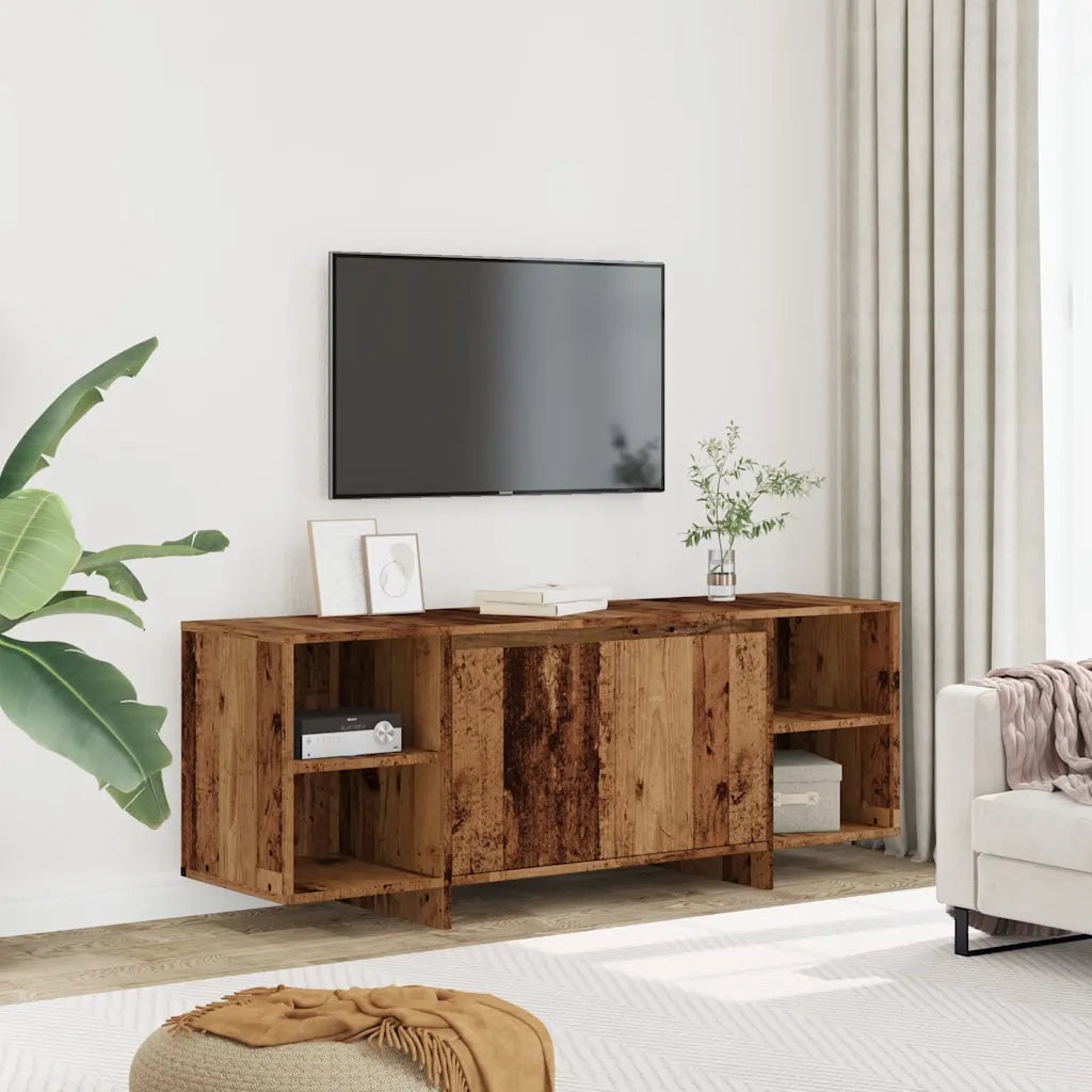 Mobile TV | Armadietto TV | Mobile Porta TV Legno Antico 130x35x50 cm in Legno Multistrato