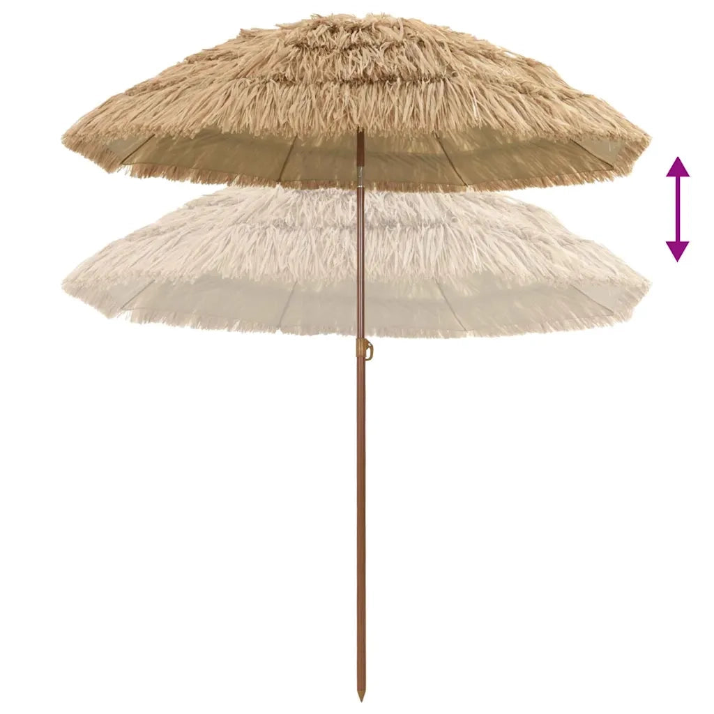 Ombrello da giardino Naturale 160 x 160 x 196 cm 42006673