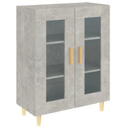 Buffet credenza cassettiera armadio mobile contenitore organizer per cucina soggiorno salotto 69,5 x 34 x 90 cm legno ingegnerizzato grigio 02_0032038