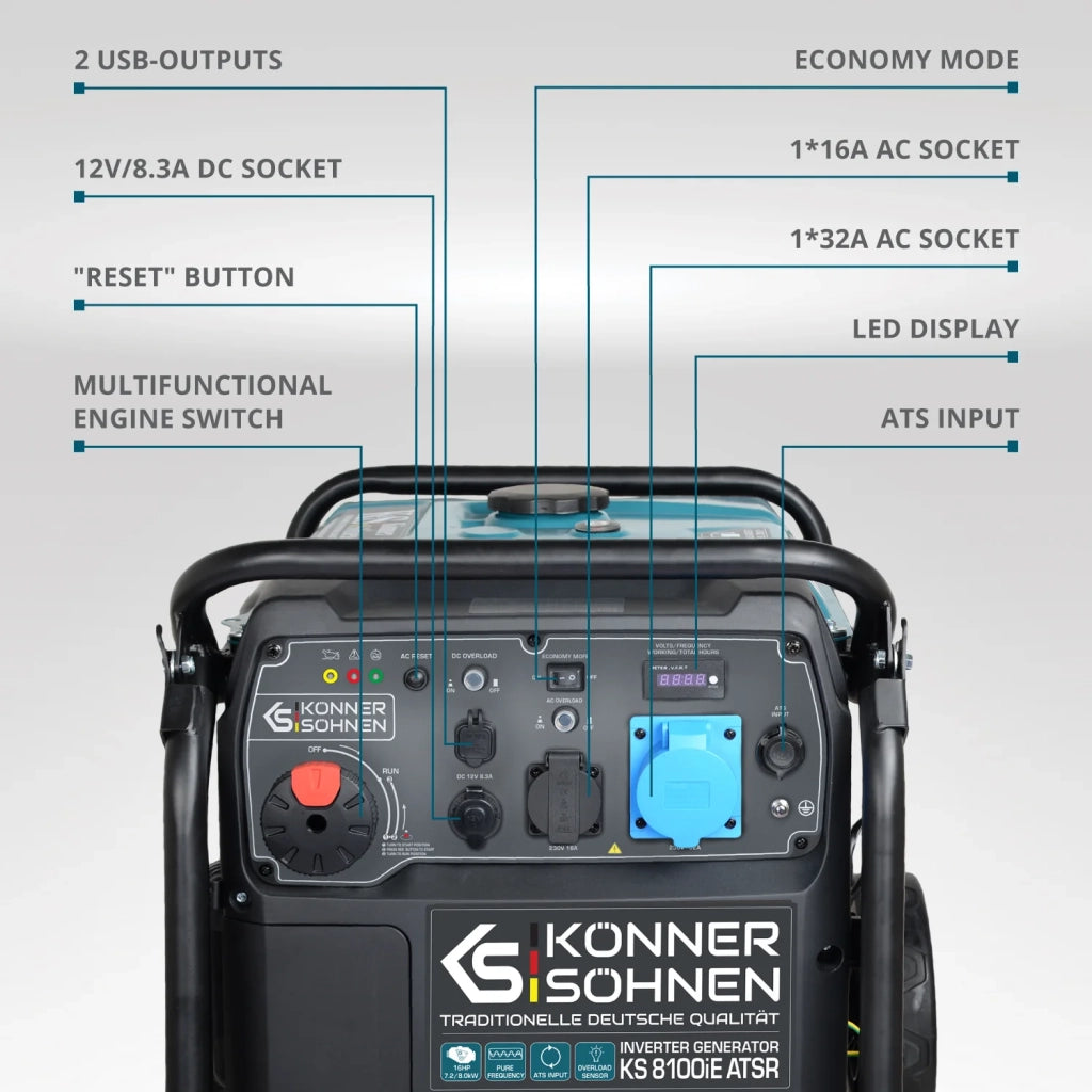 Generatore di inverter KS 8100iE ATSR