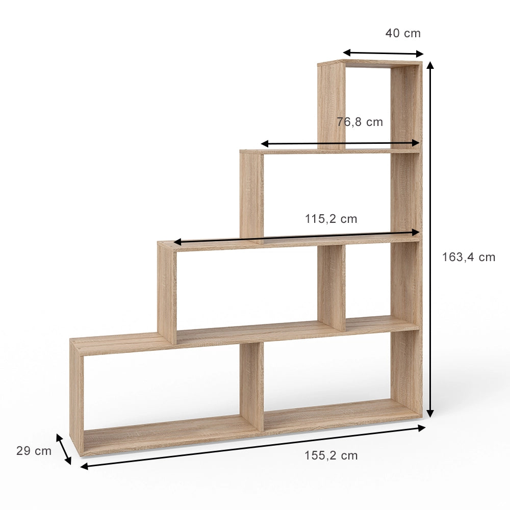 Vicco Scaffale per scale Sonoma 163 x 155 cm