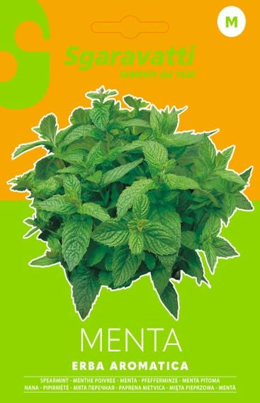 SEMI PER ORTAGGI E VEGETALI menta spicata 20 pezzi  - SGARAVATTI