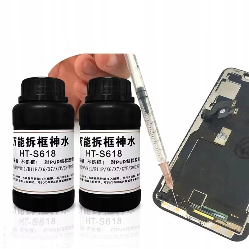 Solvente per Colla PUR HT-S618 – Smontaggio Preciso di Telai e Batterie | Sicuro per Custodie