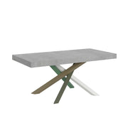 Tavolo allungabile 90x180/284 cm Volantis telaio gambe 4 colori (A) - Cemento