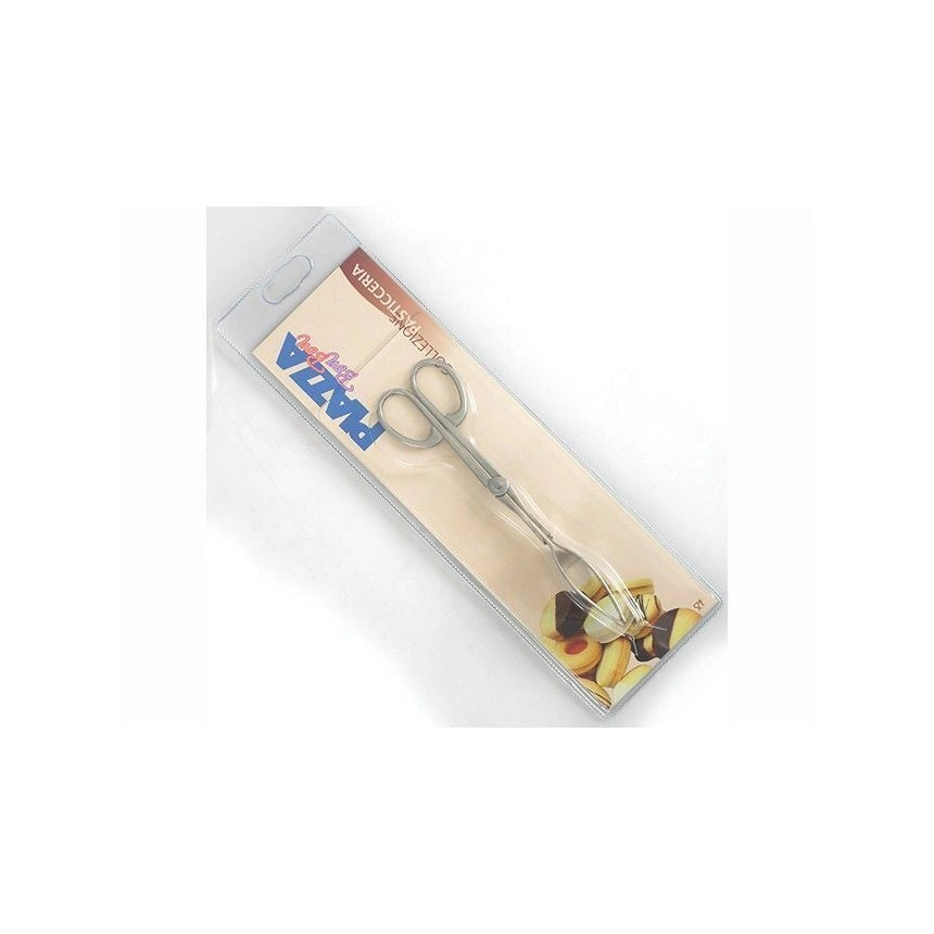 PIAZZA 0202001 Pinza per Dolci Forgiata in Acciaio Inox 20 cm colore Nero