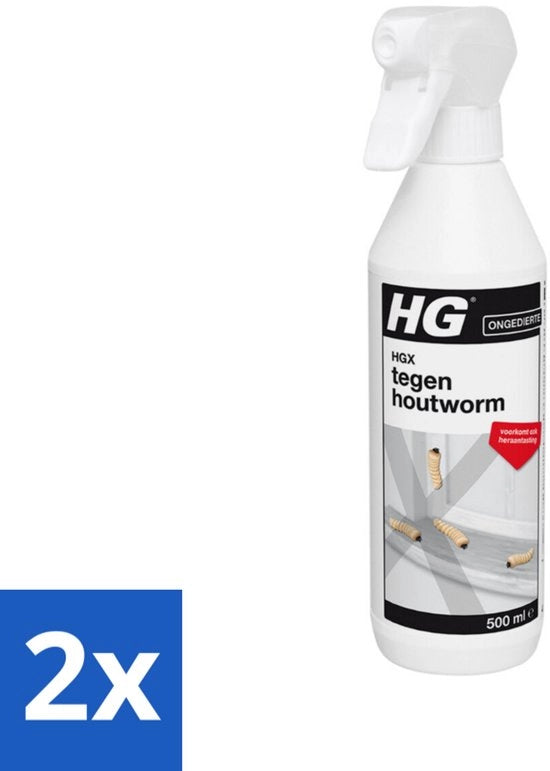 Due x contro l'attacco del baco del legno 500 ml - Lotta contro i bachi del legno - Spray per bachi del legno - Protezione del legno - Prevenzione dei bachi del legno - Trattamento dei bachi del legno