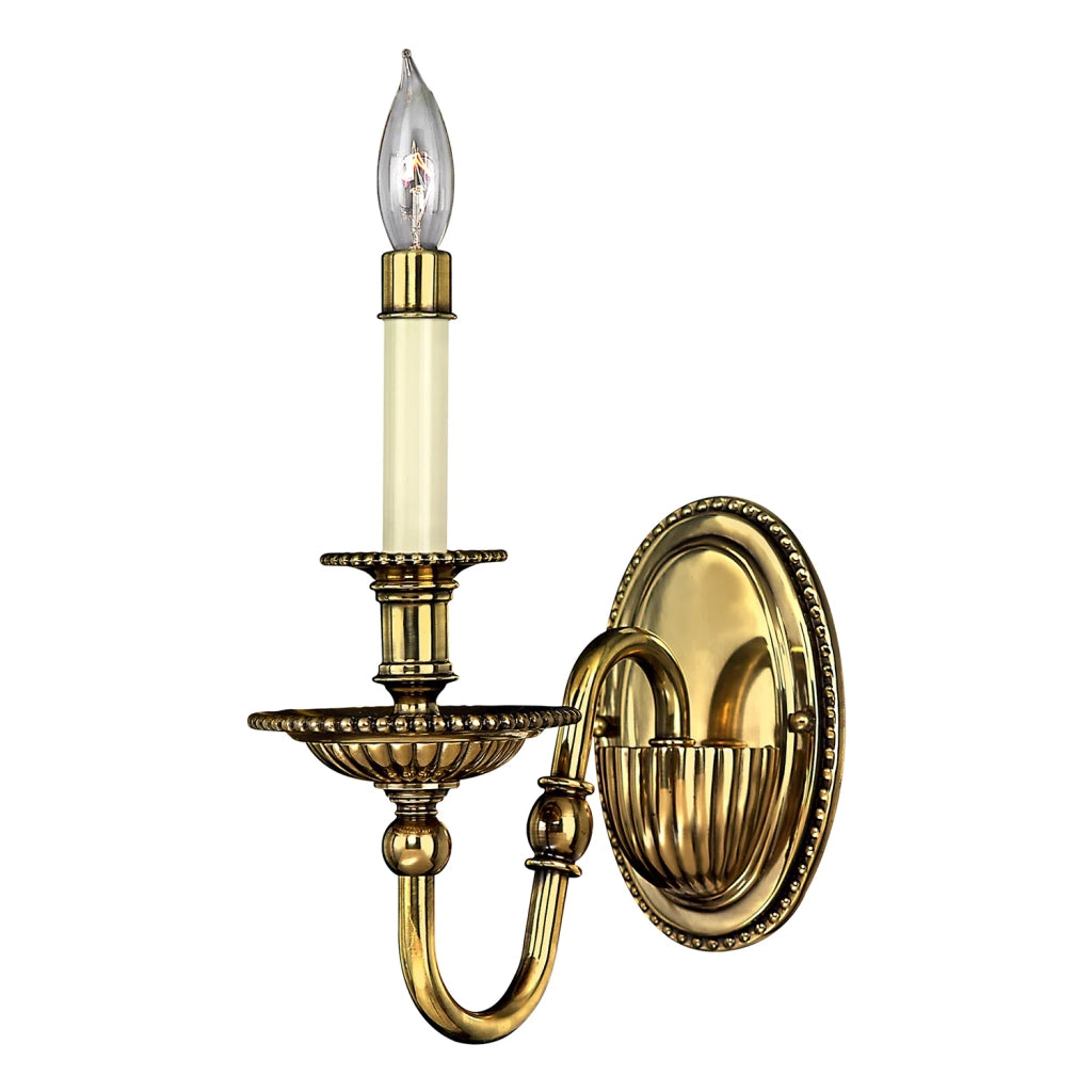 Applique Classica Cambridge Ottone Brunito 1 Luce E14