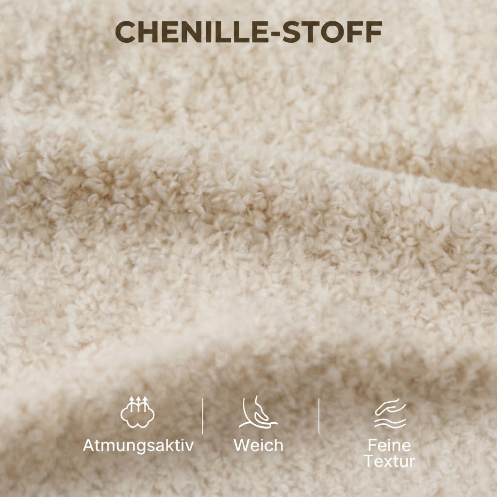 Divano 3 posti in velluto antimacchia ¨C Minimal ¨C beige