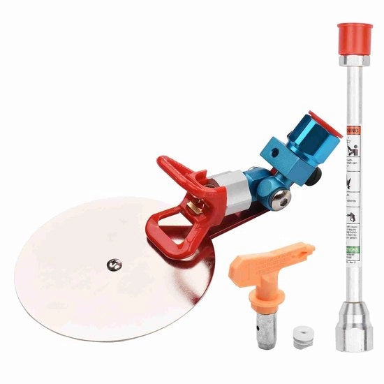 Accessorio per spruzzatore universale - Nozzle 517 - Scheda metallica verniciata - Compatibile con spazzole 7/8 per macchina a spruzzo ad aria compressa - Prevenzione di macchie di vernice